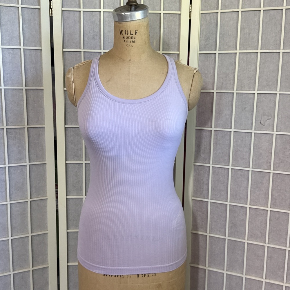 Lululemon Ebb to Street Athletic Gym Yoga Hiking Racerback Bra Lilac Tank Top 4